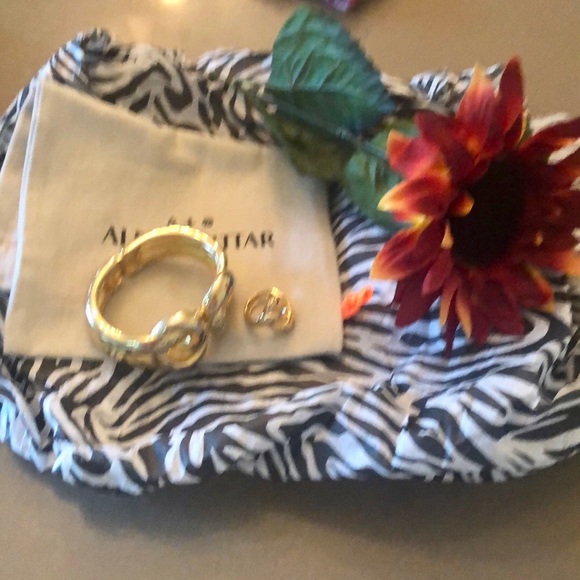 Alexis Bittar elegant knot ring, Kenneth Jay Lane elegant...